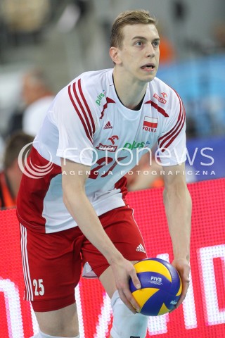  24.06.2016 LODZ <br />SIATKOWKA MEZCZYZN LIGA SWIATOWA 2016 <br />FIVB VOLLEYBALL WORLD LEAGUE 2016 <br />MECZ POLSKA - ARGENTYNA ( Poland - Argentina ) <br />N/Z ARTUR SZALPUK SYLWETKA <br /> 