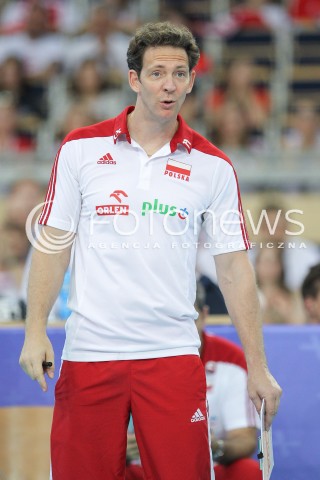  24.06.2016 LODZ <br />SIATKOWKA MEZCZYZN LIGA SWIATOWA 2016 <br />FIVB VOLLEYBALL WORLD LEAGUE 2016 <br />MECZ POLSKA - ARGENTYNA ( Poland - Argentina ) <br />N/Z STEPHANE ANTIGA - I TRENER ( HEAD COACH ) SYLWETKA <br /> 