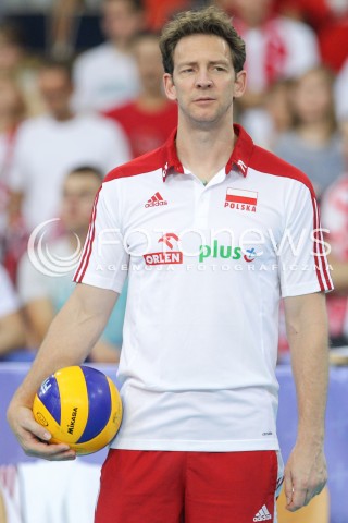  25.06.2016 LODZ <br />SIATKOWKA MEZCZYZN LIGA SWIATOWA 2016 <br />FIVB VOLLEYBALL WORLD LEAGUE 2016 <br />MECZ POLSKA - ROSJA ( Poland - Russia ) <br />N/Z STEPHANE ANTIGA - I TRENER ( HEAD COACH ) SYLWETKA <br /> 