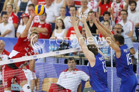  25.06.2016 LODZ <br />SIATKOWKA MEZCZYZN LIGA SWIATOWA 2016 <br />FIVB VOLLEYBALL WORLD LEAGUE 2016 <br />MECZ POLSKA - ROSJA ( Poland - Russia ) <br />N/Z BARTOSZ BEDNORZ <br /> 