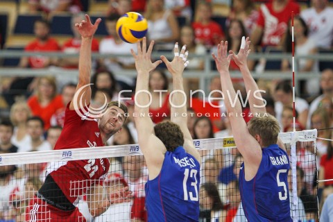  25.06.2016 LODZ <br />SIATKOWKA MEZCZYZN LIGA SWIATOWA 2016 <br />FIVB VOLLEYBALL WORLD LEAGUE 2016 <br />MECZ POLSKA - ROSJA ( Poland - Russia ) <br />N/Z BARTOSZ BEDNORZ <br /> 