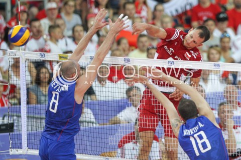  25.06.2016 LODZ <br />SIATKOWKA MEZCZYZN LIGA SWIATOWA 2016 <br />FIVB VOLLEYBALL WORLD LEAGUE 2016 <br />MECZ POLSKA - ROSJA ( Poland - Russia ) <br />N/Z BARTOSZ KUREK <br /> 