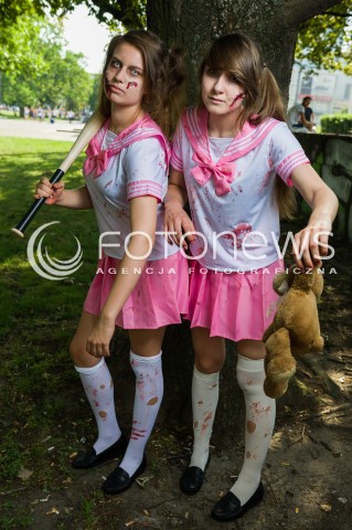  25.06.2016 WARSZAWA<br />MARSZ ZYWYCH TRUPOW W WARSZAWIE<br />ZOMBIE WALK<br />N/Z UCZESTNIK MARSZU<br /> 