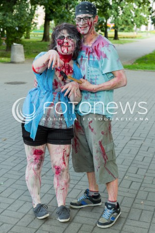  25.06.2016 WARSZAWA<br />MARSZ ZYWYCH TRUPOW W WARSZAWIE<br />ZOMBIE WALK<br />N/Z UCZESTNIK MARSZU<br /> 