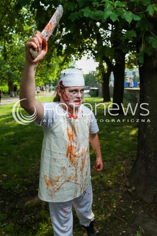  25.06.2016 WARSZAWA<br />MARSZ ZYWYCH TRUPOW W WARSZAWIE<br />ZOMBIE WALK<br />N/Z UCZESTNIK MARSZU<br /> 