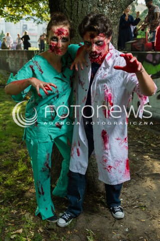  25.06.2016 WARSZAWA<br />MARSZ ZYWYCH TRUPOW W WARSZAWIE<br />ZOMBIE WALK<br />N/Z UCZESTNIK MARSZU<br /> 