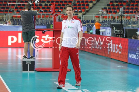  26.06.2016 LODZ <br />SIATKOWKA MEZCZYZN LIGA SWIATOWA 2016 <br />FIVB VOLLEYBALL WORLD LEAGUE 2016 <br />MECZ POLSKA - FRANCJA ( Poland - France ) <br />N/Z STEPHANE ANTIGA - I TRENER ( HEAD COACH ) SYLWETKA <br /> 