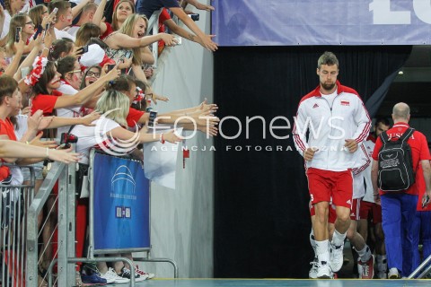  26.06.2016 LODZ <br />SIATKOWKA MEZCZYZN LIGA SWIATOWA 2016 <br />FIVB VOLLEYBALL WORLD LEAGUE 2016 <br />MECZ POLSKA - FRANCJA ( Poland - France ) <br />N/Z MICHAL KUBIAK KIBICE<br /> 