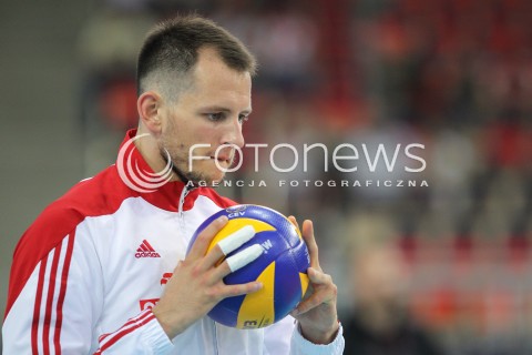  26.06.2016 LODZ <br />SIATKOWKA MEZCZYZN LIGA SWIATOWA 2016 <br />FIVB VOLLEYBALL WORLD LEAGUE 2016 <br />MECZ POLSKA - FRANCJA ( Poland - France ) <br />N/Z BARTOSZ KUREK SYLWETKA <br /> 