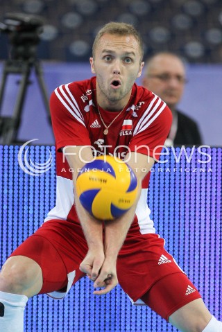  26.06.2016 LODZ <br />SIATKOWKA MEZCZYZN LIGA SWIATOWA 2016 <br />FIVB VOLLEYBALL WORLD LEAGUE 2016 <br />MECZ POLSKA - FRANCJA ( Poland - France ) <br />N/Z PAWEL ZATORSKI SYLWETKA <br /> 