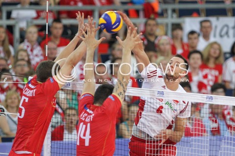  26.06.2016 LODZ <br />SIATKOWKA MEZCZYZN LIGA SWIATOWA 2016 <br />FIVB VOLLEYBALL WORLD LEAGUE 2016 <br />MECZ POLSKA - FRANCJA ( Poland - France ) <br />N/Z BARTOSZ KUREK <br /> 