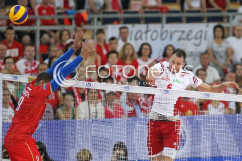  26.06.2016 LODZ <br />SIATKOWKA MEZCZYZN LIGA SWIATOWA 2016 <br />FIVB VOLLEYBALL WORLD LEAGUE 2016 <br />MECZ POLSKA - FRANCJA ( Poland - France ) <br />N/Z BARTOSZ KUREK <br /> 