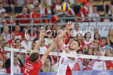  26.06.2016 LODZ <br />SIATKOWKA MEZCZYZN LIGA SWIATOWA 2016 <br />FIVB VOLLEYBALL WORLD LEAGUE 2016 <br />MECZ POLSKA - FRANCJA ( Poland - France ) <br />N/Z BARTOSZ KUREK <br /> 