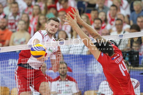  26.06.2016 LODZ <br />SIATKOWKA MEZCZYZN LIGA SWIATOWA 2016 <br />FIVB VOLLEYBALL WORLD LEAGUE 2016 <br />MECZ POLSKA - FRANCJA ( Poland - France ) <br />N/Z PIOTR NOWAKOWSKI <br /> 