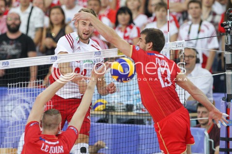  26.06.2016 LODZ <br />SIATKOWKA MEZCZYZN LIGA SWIATOWA 2016 <br />FIVB VOLLEYBALL WORLD LEAGUE 2016 <br />MECZ POLSKA - FRANCJA ( Poland - France ) <br />N/Z BARTOSZ BEDNORZ <br /> 