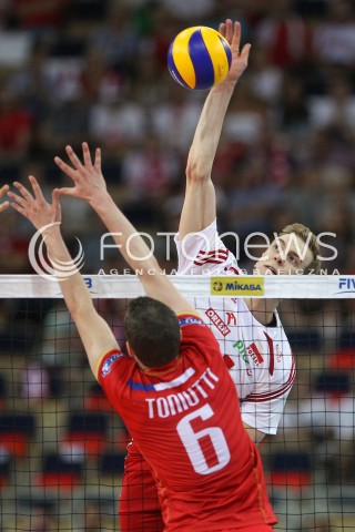  26.06.2016 LODZ <br />SIATKOWKA MEZCZYZN LIGA SWIATOWA 2016 <br />FIVB VOLLEYBALL WORLD LEAGUE 2016 <br />MECZ POLSKA - FRANCJA ( Poland - France ) <br />N/Z ARTUR SZALPUK <br /> 