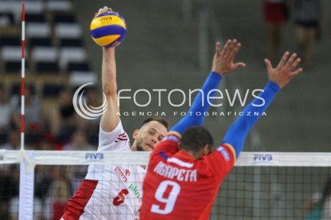 26.06.2016 LODZ <br />SIATKOWKA MEZCZYZN LIGA SWIATOWA 2016 <br />FIVB VOLLEYBALL WORLD LEAGUE 2016 <br />MECZ POLSKA - FRANCJA ( Poland - France ) <br />N/Z BARTOSZ KUREK <br /> 