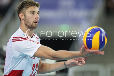  26.06.2016 LODZ <br />SIATKOWKA MEZCZYZN LIGA SWIATOWA 2016 <br />FIVB VOLLEYBALL WORLD LEAGUE 2016 <br />MECZ POLSKA - FRANCJA ( Poland - France ) <br />N/Z BARTOSZ BEDNORZ SYLWETKA <br /> 