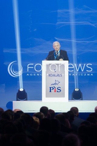  02.07.2016 WARSZAWA <br /> PIATY KONGRES WYBORCZY PRAWA I SPRAWIEDLIWOSCI<br /> N/Z PREZES PIS JAROSLAW KACZYNSKI  <br />  