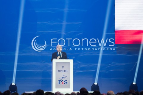  02.07.2016 WARSZAWA <br /> PIATY KONGRES WYBORCZY PRAWA I SPRAWIEDLIWOSCI<br /> N/Z PREZES PIS JAROSLAW KACZYNSKI  <br />  