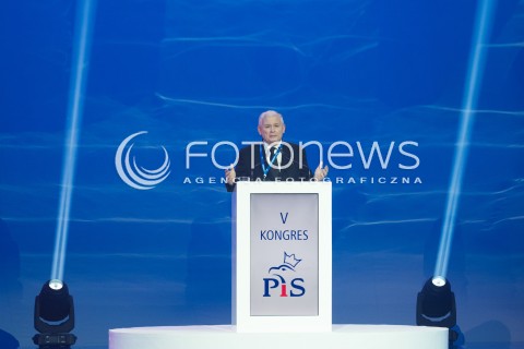  02.07.2016 WARSZAWA <br /> PIATY KONGRES WYBORCZY PRAWA I SPRAWIEDLIWOSCI<br /> N/Z PREZES PIS JAROSLAW KACZYNSKI  <br />  