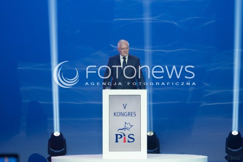  02.07.2016 WARSZAWA <br /> PIATY KONGRES WYBORCZY PRAWA I SPRAWIEDLIWOSCI<br /> N/Z JAROSLAW GOWIN<br />  