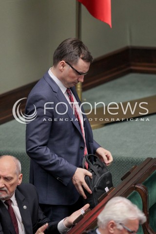  06.07.2016 WARSZAWA SEJM<br />POSIEDZENIE SEJMU RP<br />N/Z ZBIGNIEW ZIOBRO<br /> 