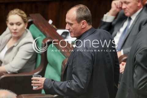  06.07.2016 WARSZAWA SEJM<br />POSIEDZENIE SEJMU RP<br />N/Z PAWEL KUKIZ<br /> 
