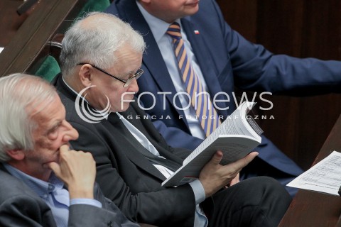  06.07.2016 WARSZAWA SEJM<br />POSIEDZENIE SEJMU RP<br />N/Z JAROSLAW KACZYNSKI<br /> 