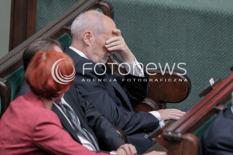 06.07.2016 WARSZAWA SEJM<br />POSIEDZENIE SEJMU RP<br />N/Z ANTONI MACIEREWICZ SPI<br /> 