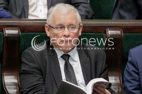  06.07.2016 WARSZAWA SEJM<br />POSIEDZENIE SEJMU RP<br />N/Z JAROSLAW KACZYNSKI<br /> 