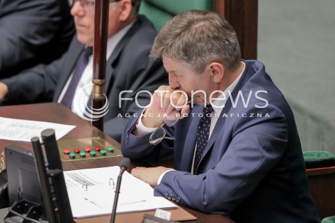  06.07.2016 WARSZAWA SEJM<br />POSIEDZENIE SEJMU RP<br />N/Z MAREK KUCHCINSKI<br /> 