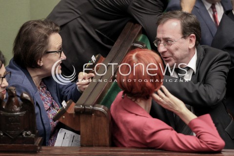  06.07.2016 WARSZAWA SEJM<br />POSIEDZENIE SEJMU RP<br />N/Z ANNA ZALEWSKA MARIUSZ KAMINSKI<br /> 