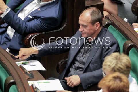  06.07.2016 WARSZAWA SEJM<br />POSIEDZENIE SEJMU RP<br />N/Z PAWEL KUKIZ GLOSOWANIE<br /> 