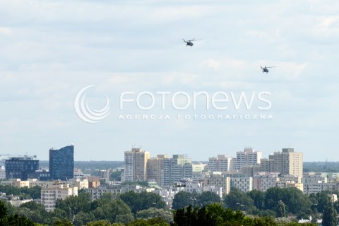  08.07.2016 WARSZAWA <br />
HELIKOPTERY NAD MIASTEM <br />
N/Z SMIGLOWCE<br />
 