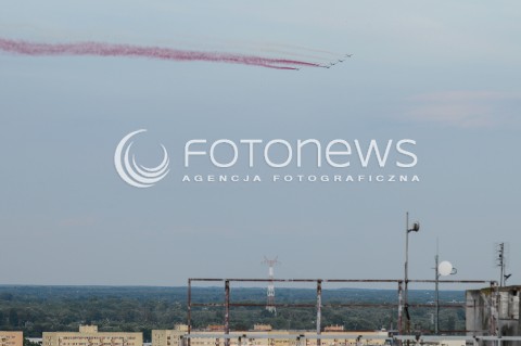  08.07.2016 WARSZAWA <br />SAMOLOTY NATO NAD MIASTEM<br />N/Z SAMOLOT PZL TS-11 ISKRA<br /> 