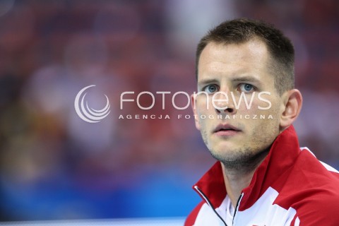  13.07.2016 KRAKOW <br />SIATKOWKA MEZCZYZN LIGA SWIATOWA 2016 TURNIEJ FINALOWY <br />FIVB VOLLEYBALL WORLD LEAGUE FINAL SIX 2016 <br />MECZ POLSKA - FRANCJA ( Poland - France ) <br />N/Z BARTOSZ KUREK SYLWETKA <br /> 