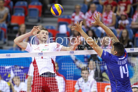  13.07.2016 KRAKOW <br />SIATKOWKA MEZCZYZN LIGA SWIATOWA 2016 TURNIEJ FINALOWY <br />FIVB VOLLEYBALL WORLD LEAGUE FINAL SIX 2016 <br />MECZ POLSKA - FRANCJA ( Poland - France ) <br />N/Z PIOTR NOWAKOWSKI <br /> 