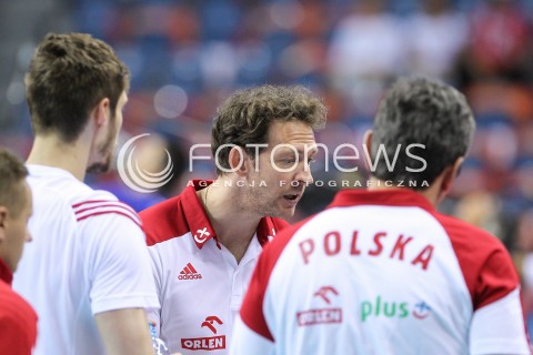  13.07.2016 KRAKOW <br />SIATKOWKA MEZCZYZN LIGA SWIATOWA 2016 TURNIEJ FINALOWY <br />FIVB VOLLEYBALL WORLD LEAGUE FINAL SIX 2016 <br />MECZ POLSKA - FRANCJA ( Poland - France ) <br />N/Z STEPHANE ANTIGA - I TRENER ( HEAD COACH ) <br /> 