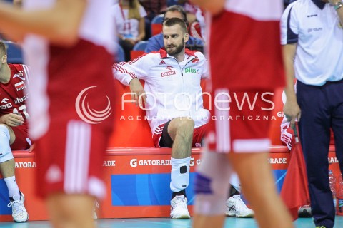  13.07.2016 KRAKOW <br />SIATKOWKA MEZCZYZN LIGA SWIATOWA 2016 TURNIEJ FINALOWY <br />FIVB VOLLEYBALL WORLD LEAGUE FINAL SIX 2016 <br />MECZ POLSKA - FRANCJA ( Poland - France ) <br />N/Z MARCIN MOZDZONEK NIE LECI NA IGRZYSKA DO RIO ZAWODNICY BOISKO<br /> 