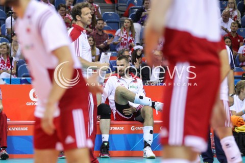  13.07.2016 KRAKOW <br />SIATKOWKA MEZCZYZN LIGA SWIATOWA 2016 TURNIEJ FINALOWY <br />FIVB VOLLEYBALL WORLD LEAGUE FINAL SIX 2016 <br />MECZ POLSKA - FRANCJA ( Poland - France ) <br />N/Z MARCIN MOZDZONEK NIE LECI NA IGRZYSKA DO RIO ZAWODNICY BOISKO<br /> 