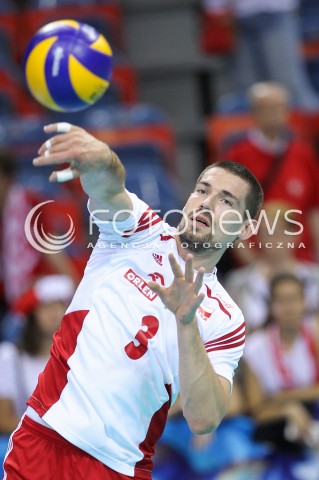  13.07.2016 KRAKOW <br />SIATKOWKA MEZCZYZN LIGA SWIATOWA 2016 TURNIEJ FINALOWY <br />FIVB VOLLEYBALL WORLD LEAGUE FINAL SIX 2016 <br />MECZ POLSKA - FRANCJA ( Poland - France ) <br />N/Z DAWID KONARSKI SYLWETKA <br /> 