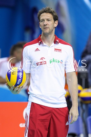  13.07.2016 KRAKOW <br />SIATKOWKA MEZCZYZN LIGA SWIATOWA 2016 TURNIEJ FINALOWY <br />FIVB VOLLEYBALL WORLD LEAGUE FINAL SIX 2016 <br />MECZ POLSKA - FRANCJA ( Poland - France ) <br />N/Z STEPHANE ANTIGA - I TRENER ( HEAD COACH ) SYLWETKA <br /> 