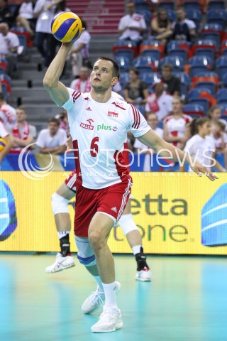  13.07.2016 KRAKOW <br />SIATKOWKA MEZCZYZN LIGA SWIATOWA 2016 TURNIEJ FINALOWY <br />FIVB VOLLEYBALL WORLD LEAGUE FINAL SIX 2016 <br />MECZ POLSKA - FRANCJA ( Poland - France ) <br />N/Z BARTOSZ KUREK SYLWETKA <br /> 