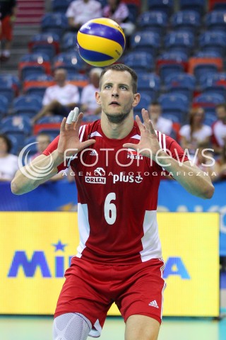  14.07.2016 KRAKOW <br />SIATKOWKA MEZCZYZN LIGA SWIATOWA 2016 TURNIEJ FINALOWY <br />FIVB VOLLEYBALL WORLD LEAGUE FINAL SIX 2016 <br />MECZ POLSKA - SERBIA ( Poland - Serbia ) <br />N/Z BARTOSZ KUREK SYLWETKA <br /> 