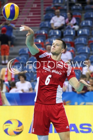  14.07.2016 KRAKOW <br />SIATKOWKA MEZCZYZN LIGA SWIATOWA 2016 TURNIEJ FINALOWY <br />FIVB VOLLEYBALL WORLD LEAGUE FINAL SIX 2016 <br />MECZ POLSKA - SERBIA ( Poland - Serbia ) <br />N/Z BARTOSZ KUREK SYLWETKA <br /> 