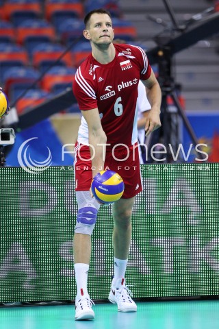  14.07.2016 KRAKOW <br />SIATKOWKA MEZCZYZN LIGA SWIATOWA 2016 TURNIEJ FINALOWY <br />FIVB VOLLEYBALL WORLD LEAGUE FINAL SIX 2016 <br />MECZ POLSKA - SERBIA ( Poland - Serbia ) <br />N/Z BARTOSZ KUREK SYLWETKA <br /> 