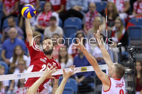  14.07.2016 KRAKOW <br />SIATKOWKA MEZCZYZN LIGA SWIATOWA 2016 TURNIEJ FINALOWY <br />FIVB VOLLEYBALL WORLD LEAGUE FINAL SIX 2016 <br />MECZ POLSKA - SERBIA ( Poland - Serbia ) <br />N/Z MATEUSZ MIKA <br /> 