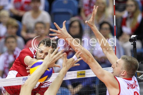  14.07.2016 KRAKOW <br />SIATKOWKA MEZCZYZN LIGA SWIATOWA 2016 TURNIEJ FINALOWY <br />FIVB VOLLEYBALL WORLD LEAGUE FINAL SIX 2016 <br />MECZ POLSKA - SERBIA ( Poland - Serbia ) <br />N/Z MATEUSZ MIKA <br /> 