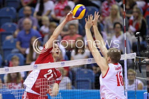  14.07.2016 KRAKOW <br />SIATKOWKA MEZCZYZN LIGA SWIATOWA 2016 TURNIEJ FINALOWY <br />FIVB VOLLEYBALL WORLD LEAGUE FINAL SIX 2016 <br />MECZ POLSKA - SERBIA ( Poland - Serbia ) <br />N/Z RAFAL BUSZEK <br /> 